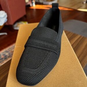 Black Sanctuary woven blast knit shoes